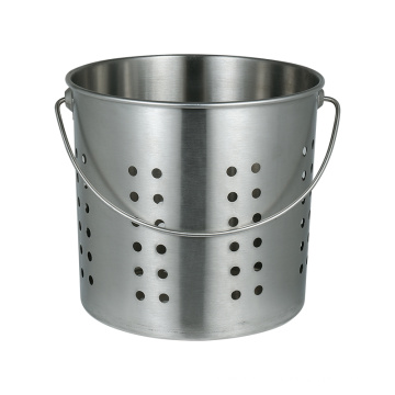 Oblique Style Stainless Steel Strainer Bucket